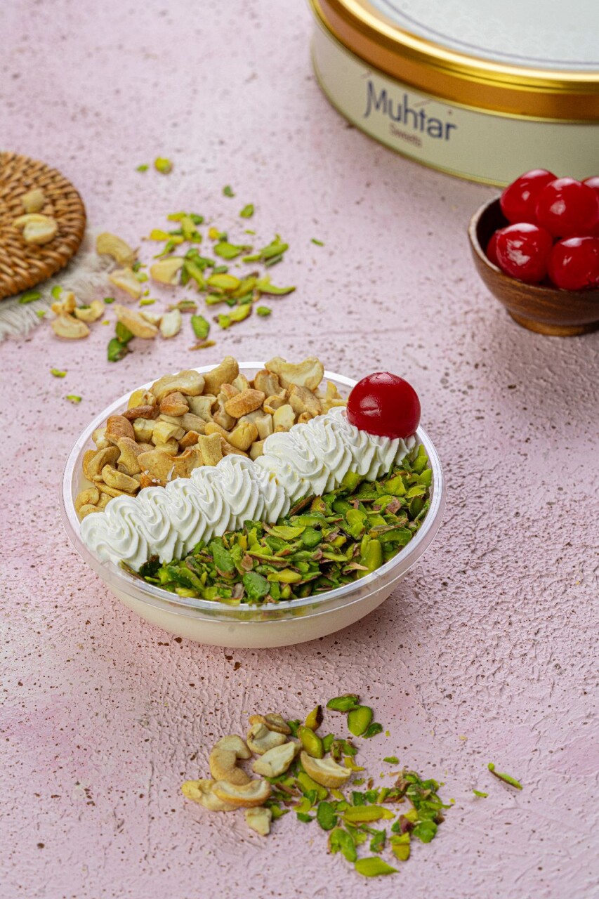 PISTACHIOS AND CASHEW PUDDING